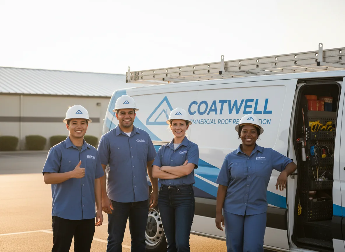 Commercial roof coating company in Almo, ID